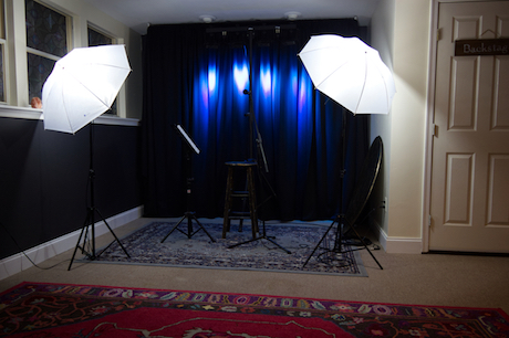 Rehearsal and Filming Stage at Potomac Falls Music Studio